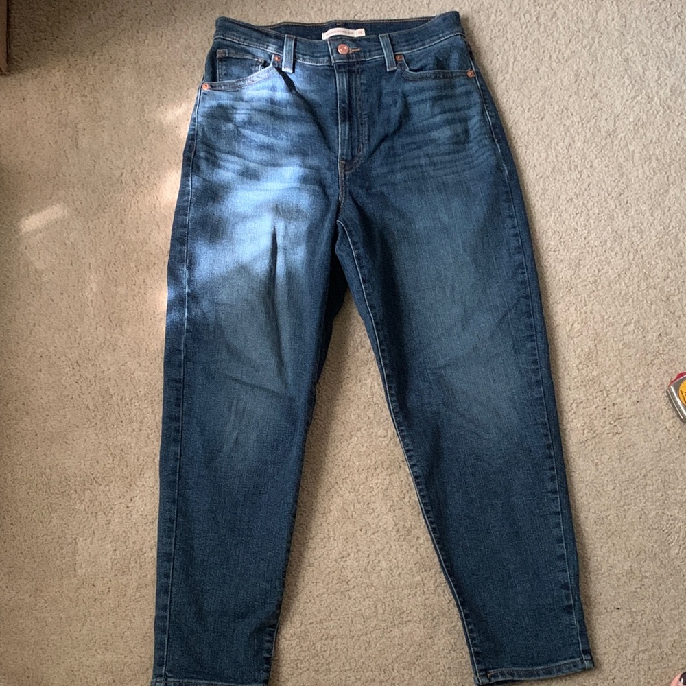 Levi high waisted mom jeans